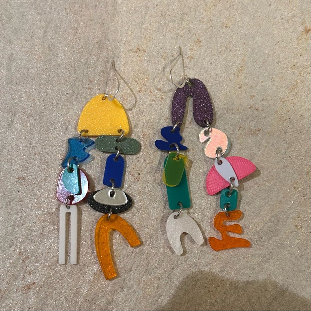 Colorful Statement Earrings